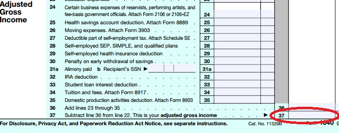 last year tax return