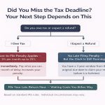 missed-tax-deadline-flowchart-infographic-refund-vs-balance-due-irs-filing-options