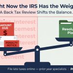 help with back taxes